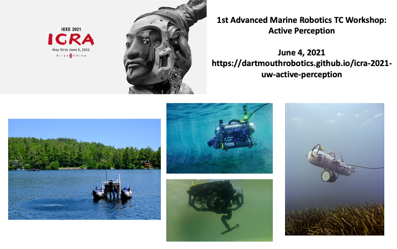 1st Advanced Marine Robotics TC Workshop:Active Perception